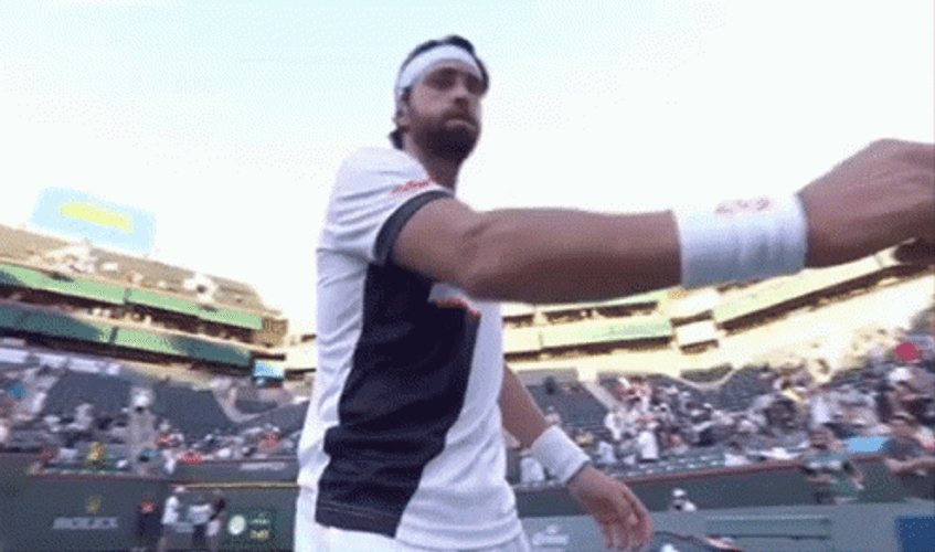Signing Autograph Nikoloz Basilashvili Tennis GIF