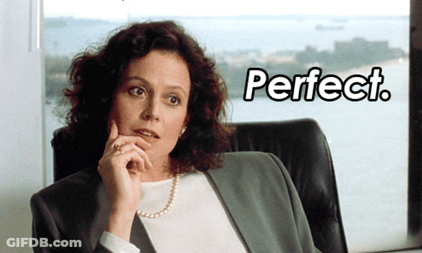 Sigourney Weaver Perfecto GIF