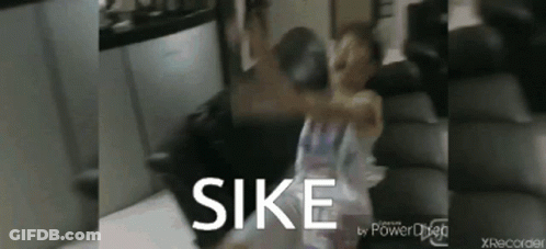 Sike Word On Blurred Image GIF