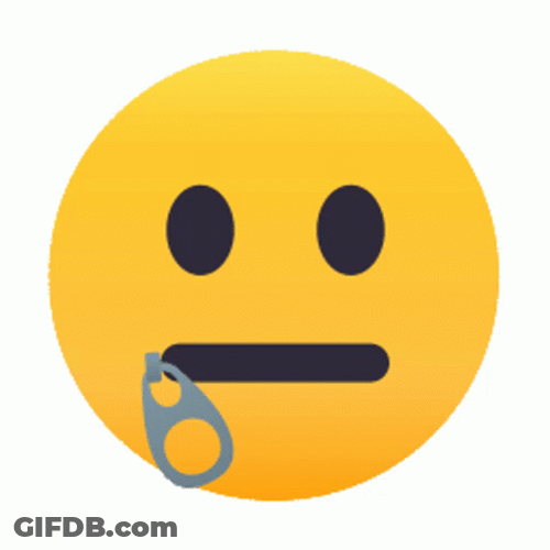 Silence I Kill You Emoji Mouth Zip GIF