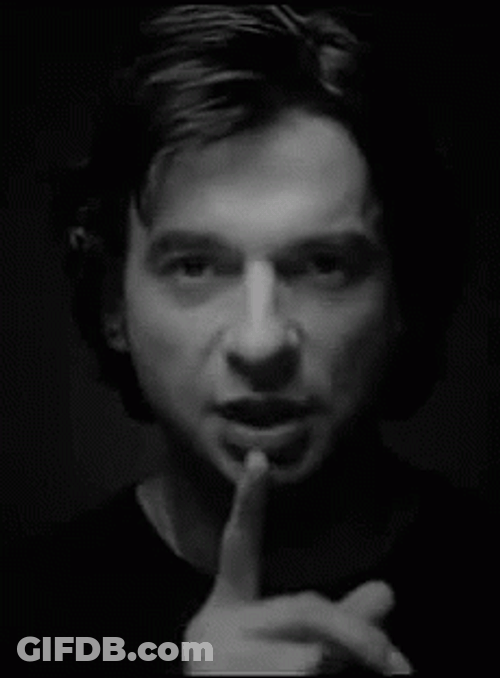 Silence I Kill You Hand Gesture GIF