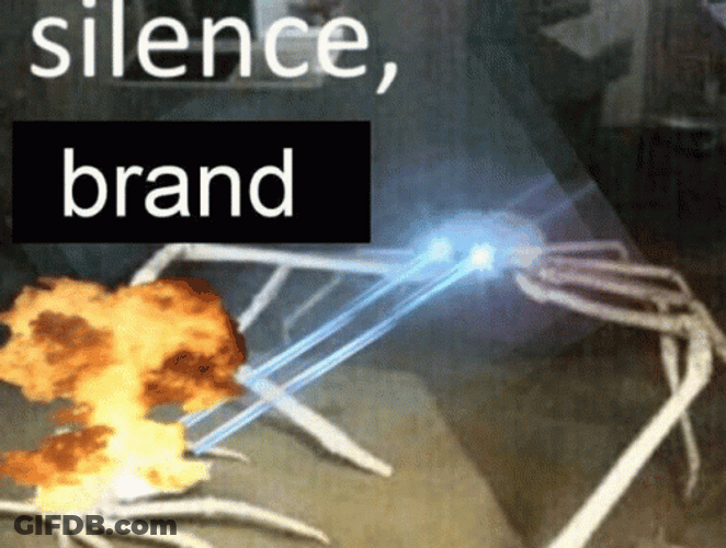 Silence I Kill You Spider Laser Eyes GIF