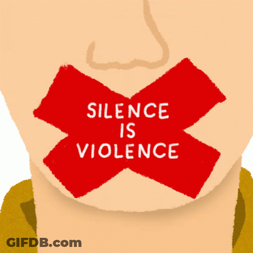 Silence I Kill You Taping Mouth GIF