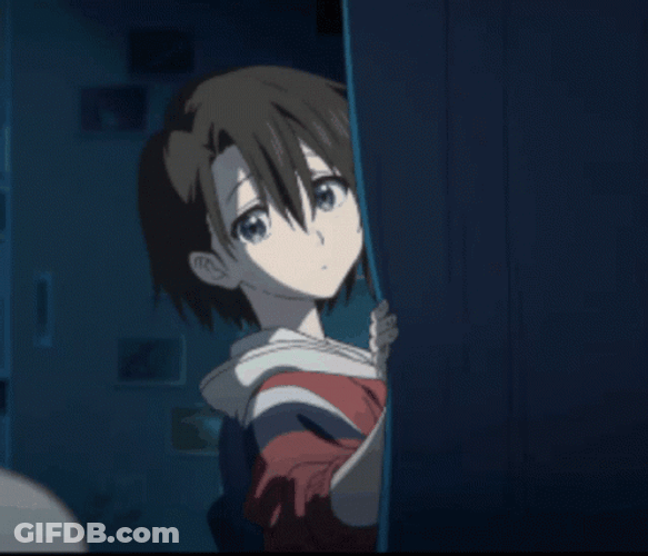 Silent Voice Girl Opening Curtains GIF