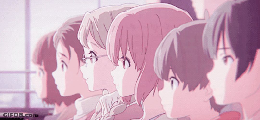 Silent Voice Shouko Getting Attention GIF