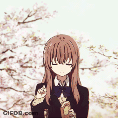 Silent Voice Shouko Hand Gestures GIF
