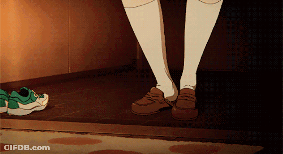 Silent Voice Shouko Hurrying GIF