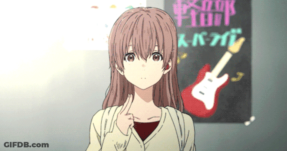 Silent Voice Shouko Laughing GIF