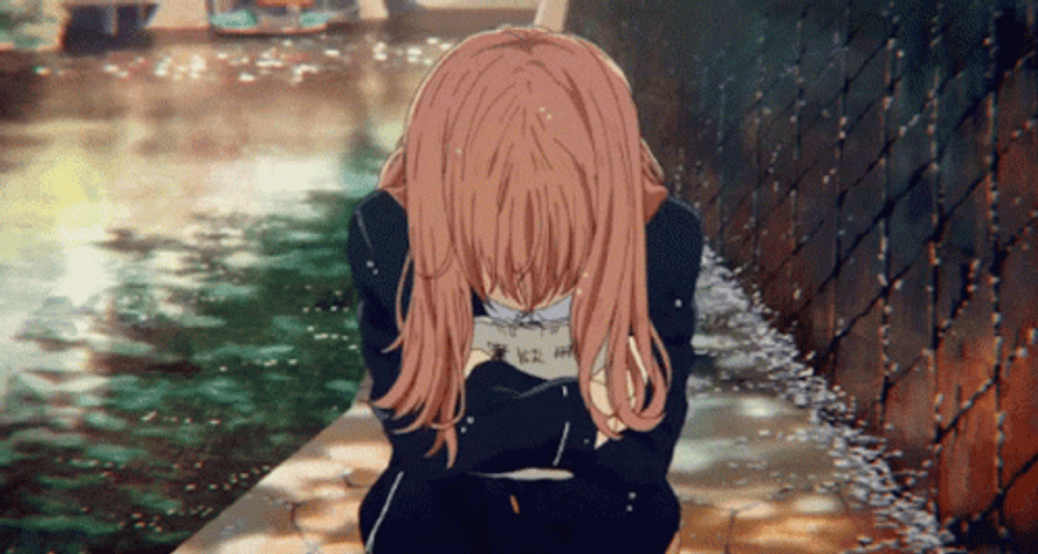 Silent Voice Shouko Nishimiya Bowing GIF
