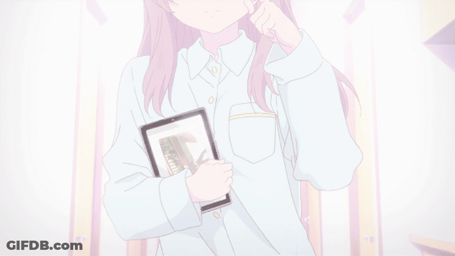 Silent Voice Shouko Pointing Finger GIF