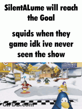 Silentalume Reaching Goal Squis GIF