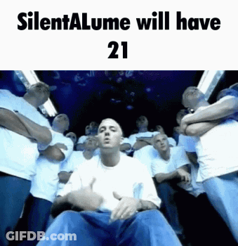 Silentalume Will Have 21 Men Standing Around GIF
