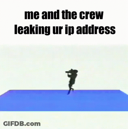 Silhouette Holding Camera Me And The Crew Leaking Ur Ip Address GIF
