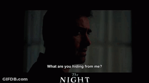 Silhouette Man What Are You Hiding From Me GIF