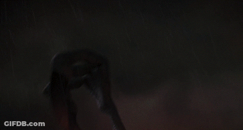 Silhouette Of Hand With Letter A GIF