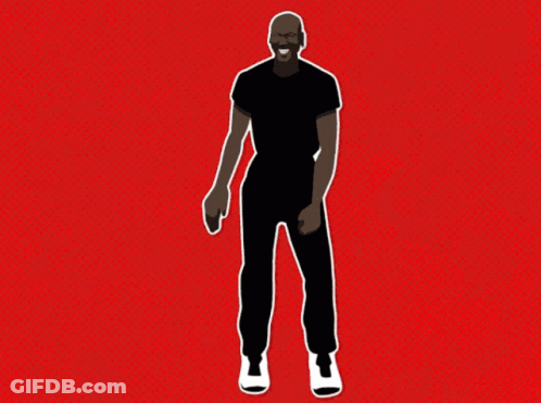 Silhouette Of Man In Black Shirt And Pants GIF