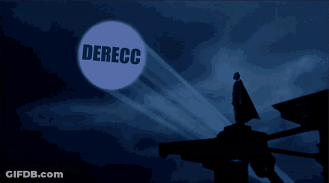 Silhouette Of Man In Front Of Derecc Circle GIF