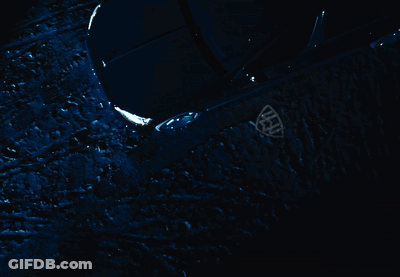 Silhouette Of Man Walking In Dark GIF