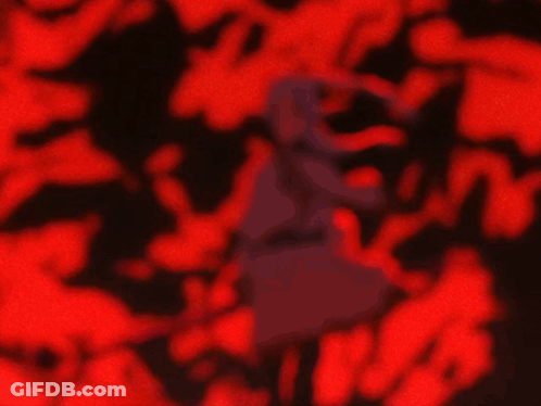 Silhouette Of Person In Red Background GIF