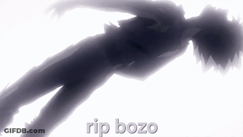 Silhouette Of Person Rip Bozo GIF