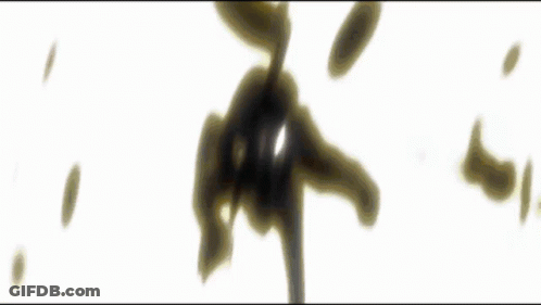 Silhouette Of Person With Long Tail GIF