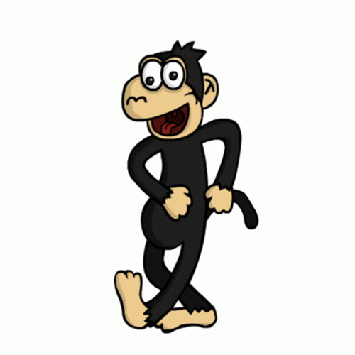 Silly Dancing Monkey GIF