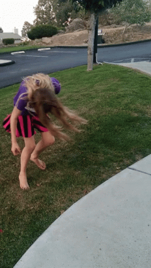 Silly Girl Drunk Stumbling GIF