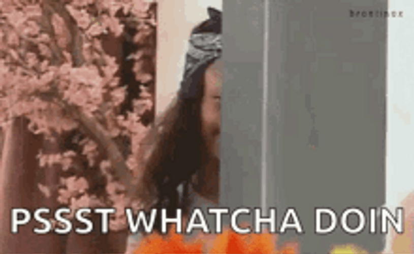 Silly Girl Face Whatcha Doin GIF