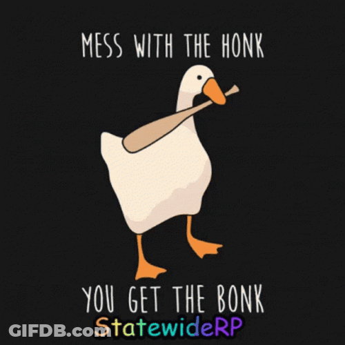 Silly Goose Have A Bat GIF