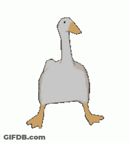 Silly Goose Weird Walk Style GIF