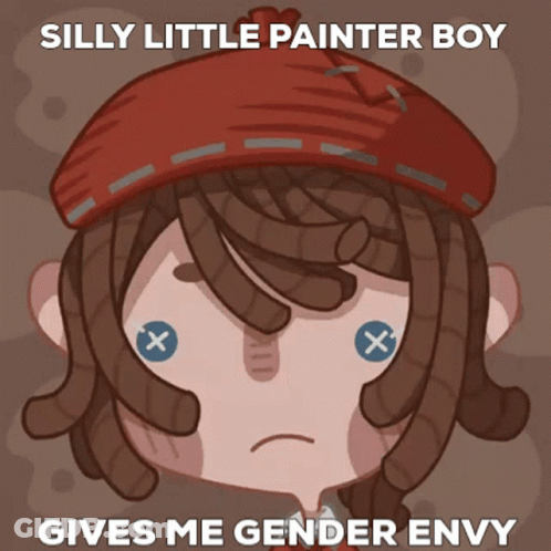 Silly Little Painter Boy Gives Me Gender Envy GIF
