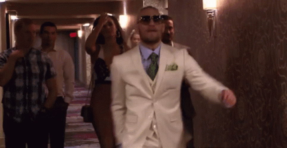 Silly Walking McGregor GIF