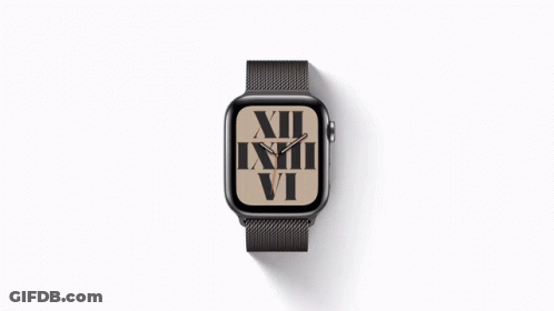 Silver And Gold Watch Saying O'clock GIF