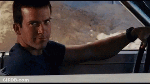 Silver Car With Lnc License Plate GIF