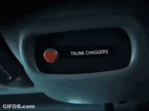 Silver Car With Suburban License Plate GIF