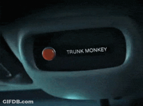 Silver Car With Suburban License Plate GIF