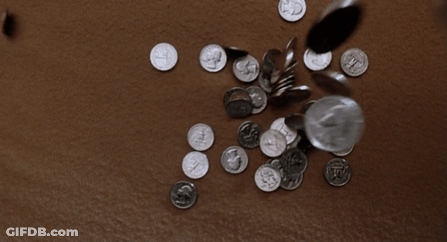 Silver Coin Dropped GIF