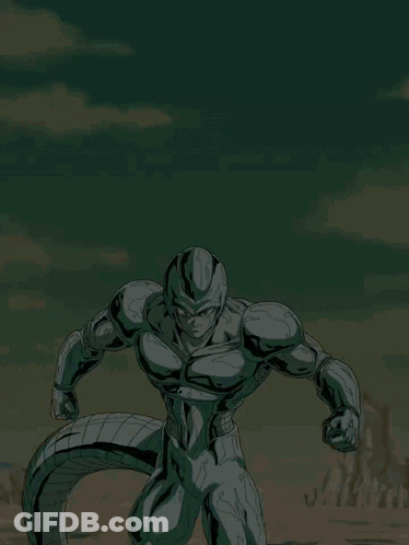 Silver Figures Flying In Front Of Wall GIF