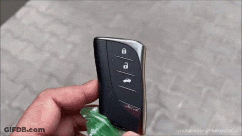 Silver Lexus LS 500H GIF