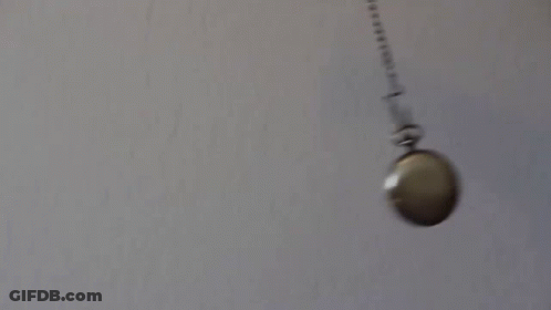 Silver Pocket Watch On Chain GIF