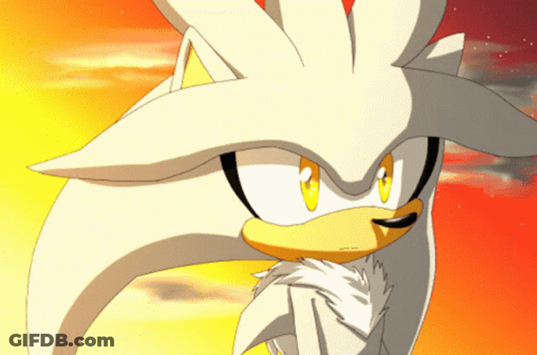 Silver The Hedgehog Sparkly Eyes GIF