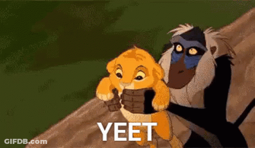 Simba And Kiboko On Tree Branch GIF