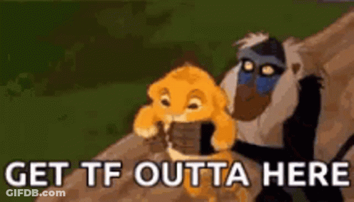 Simba And Mufasa Standing On Rock Talking GIF