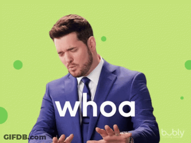 Simmer Down Now Michael Buble Whoa Chill GIF