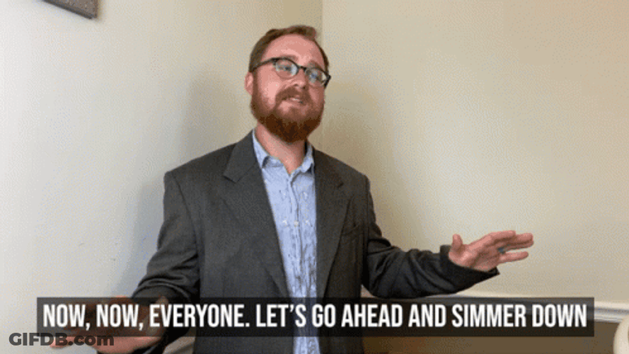 Simmer Down Now Rafael Benatar With Beard GIF