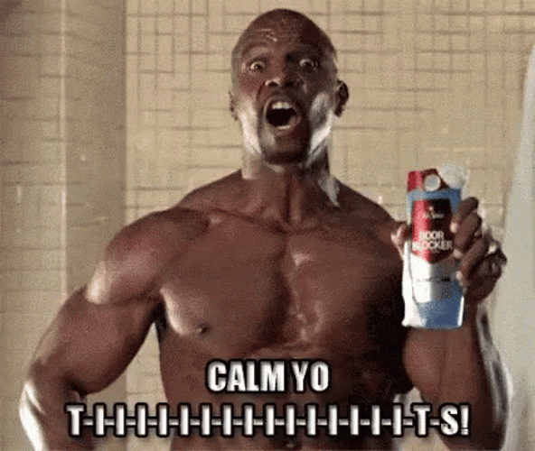 Simmer Down Now Terry Crews Calm Yo Tits GIF