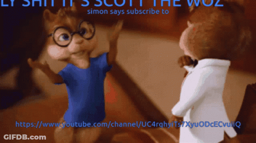 Simon Chipmunks Trying To Make A Point GIF