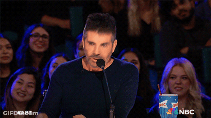 Simon Cowell I Don't Think So GIF