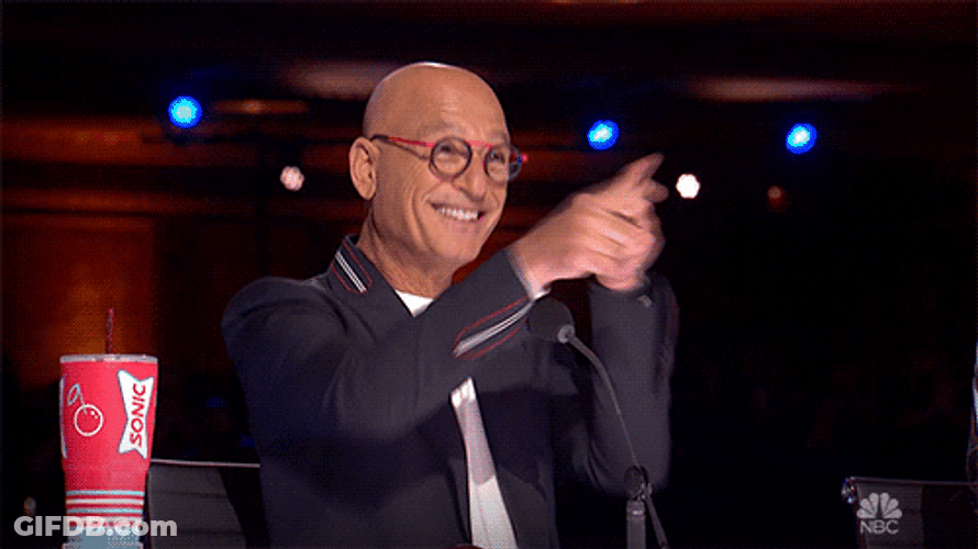 Simon Cowell Pointing Finger Gun GIF
