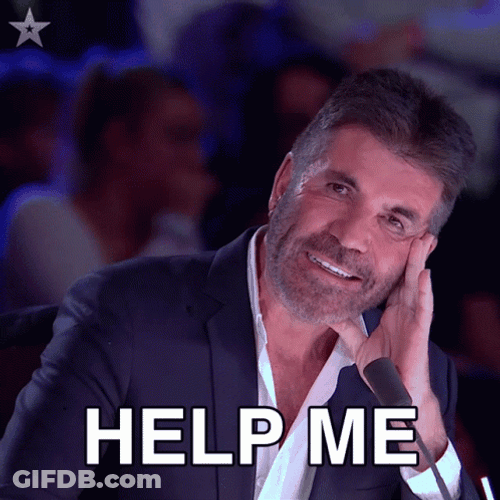 Simon Cowell Stop Get Some Help GIF